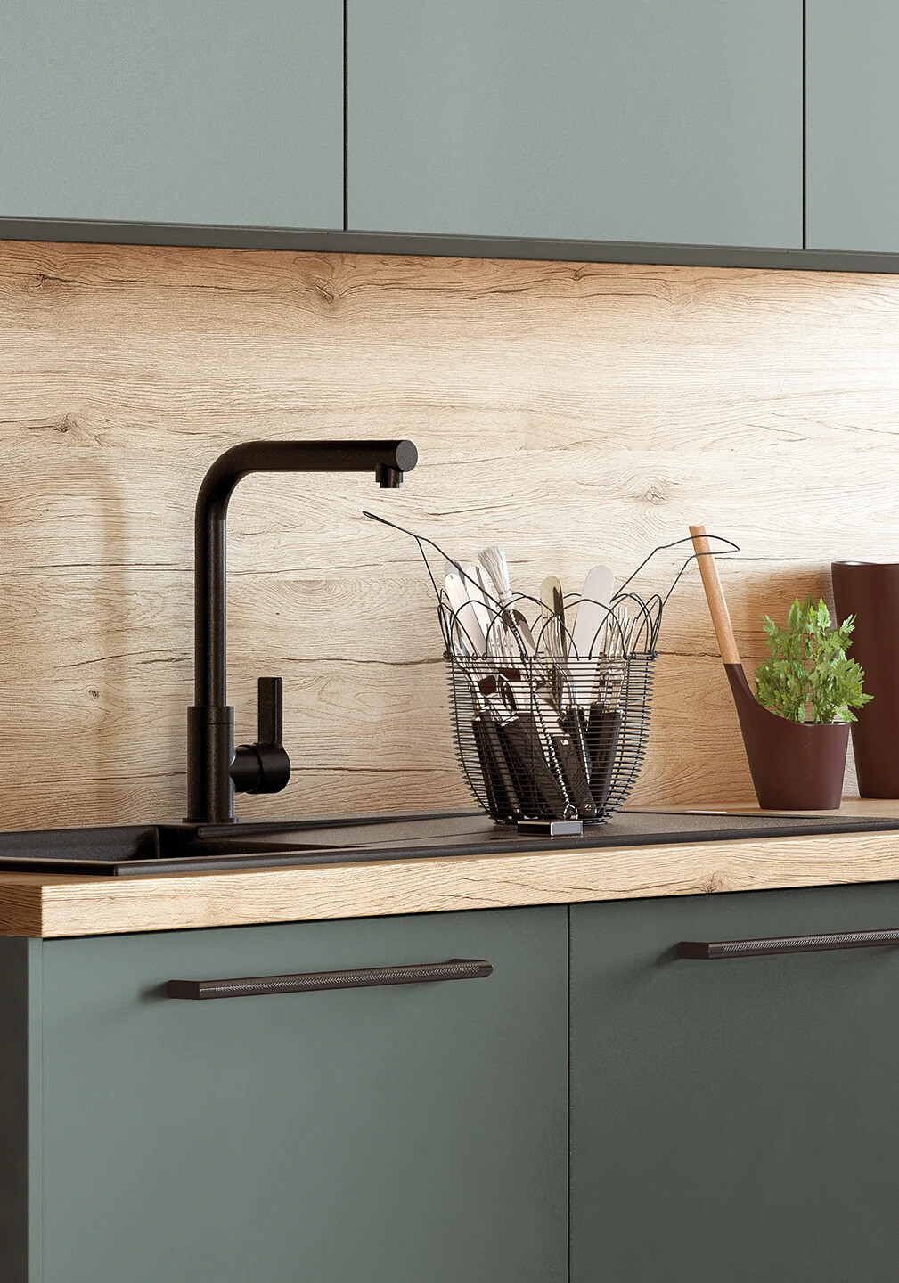 ANIA Vert Minéral Linéaire